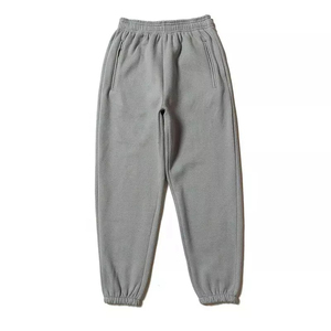 men's pants washed Light Weight Best Quality Fitness Wear Men Customized Logo Fleece Fabric Joggers Fleece Jogger Sweatpants - Product Image 1