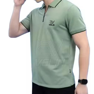 Camiseta Polo de Secado Rápido con Cierre para Hombre, Camiseta Deportiva para Correr, Camiseta Polo con Cierre de Moda para Hombre, Camiseta Informal Elegante - Product Image 3