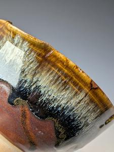 Tazón de Cerámica Hecho a Mano con Estampado Colorido, Opción Económica para Servir en Familia, Tazón de Cerámica Redondo y Profundo Ideal para Fideos - Product Image 4