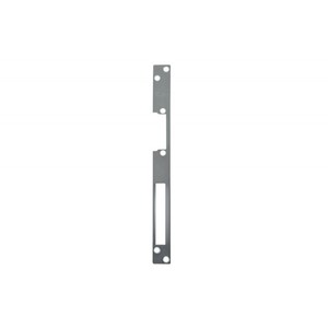 Plaque de frappe plate YALE, longueur 245mm-Blanc galvanisé - Product Image 1