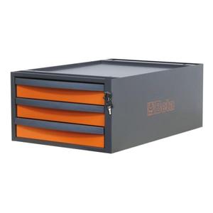 Coffre à outils BETA C58BC 257 mm avec 3 tiroirs pour établis modulaires - Product Image 1