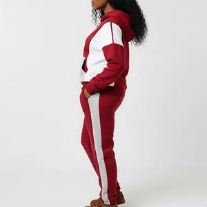 เทรนด์ฤดูหนาว 2025 เสื้อผ้าดีไซเนอร์มาใหม่ กางเกงจ็อกเกอร์ ชุดวอร์มผู้หญิง ผ้ากำมะหยี่ปักลายหรูหรา สวมใส่ได้สองแบบ - Product Image 3