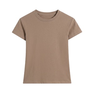 Camisetas de Mujer a Precio Económico, Ropa de Verano Transpirable de Secado Rápido, Estilo Casual, Logotipo Personalizado Impreso, Mangas Cortas - Product Image 1