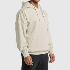 <b>Men's</b> Oversize Pullover Heavyweight Hoodies for <b>Men</b> Custom Logo Blank Drop Shoulder Hoodies - Product Image 3