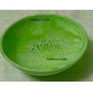 Bol à salade en résine fait main, ensemble de vaisselle, design créatif, décor de table, bol à fruits, plateaux décoratifs en résine, bol décoratif pour mariage - Product Image 6