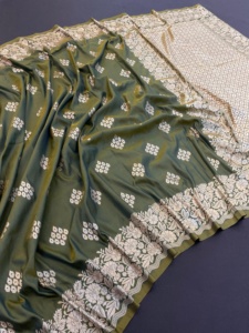 Nuevo traje de diseñador, superventas, blusa sari de algodón Banarasi puro suave con trabajo de tejido, aspecto elegante, compras en línea de la India - Product Image 6