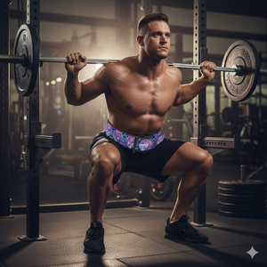 Ceinture de musculation REXFIT SPORTS à verrouillage automatique avec boucle à dégagement rapide, soutien dorsal solide pour l'entraînement en salle de sport, squats, soulevés de terre - Product Image 3