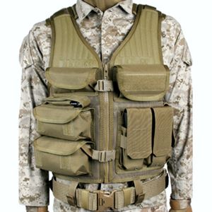Gilet tactique en gros avec sangle MOLLE Équipement tactique de haute qualité avec crochet de ceinture et attaches à boucle personnalisées - Product Image 1