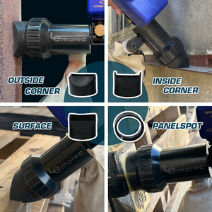 เครื่องพ่นทรายลม Lematec รุ่น AS118-9-1 ความจุ 600 ซีซี แรงดันสูงสุด 150 PSI ตัวเครื่องทำจาก ABS พร้อมหัวฉีดเซรามิกสำหรับขจัดสนิมและสี - Product Image 3
