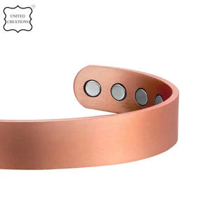 Wholesale Plain Magnetic <b>Copper</b> <b>Bracelet</b> for <b>Men</b> Women <b>Copper</b> Magnetic <b>Bracelet</b> Best Quality <b>Men</b> Magnet <b>Bracelets</b> - Product Image 5