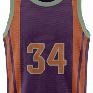 Maillot de basket-ball élégant pour hommes, tissu léger et respirant, coupe confortable, design sans manches pour l'entraînement - Product Image 5