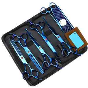 Peignes à poils pour animaux de compagnie en acier inoxydable de qualité supérieure ciseaux de toilettage Kits complets d'instruments chirurgicaux vétérinaires pour les soins des animaux de compagnie - Product Image 4