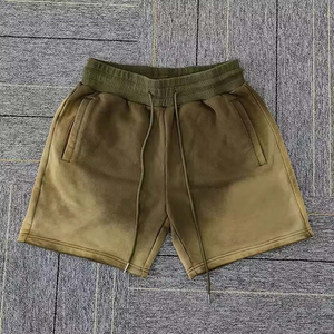 Nouveau design, logo personnalisé, short en coton éponge française vieilli Vintage pour homme, lavé à l'acide, longueur régulière des vêtements - Product Image 1