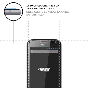 ANTISHOCK <b>Screen</b> Protector for Yezz Andy 35EI3 Premium Mobile Phone <b>Screen</b> Guard - Product Image 3