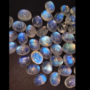 250ชิ้นหินสีรุ้งธรรมชาติขนาด8x6 9x7 11x9มม. ลูกแพร์รูปไข่10x5 12x6 14x7มม. เพชร5 6 7มม. ทรงกลม Cabochon 517 CTS ล็อต - Product Image 4