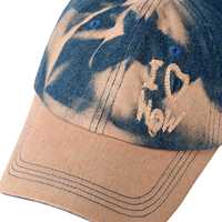 Gorra de 6 Paneles de Algodón Personalizada con Bordado Plano para Uso Casual Vintage