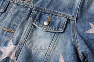 Brand New Denim Veste Hommes Col Rabattu Mode Slim Survêtement Jeans Veste Plus la taille 4XL - Product Image 6