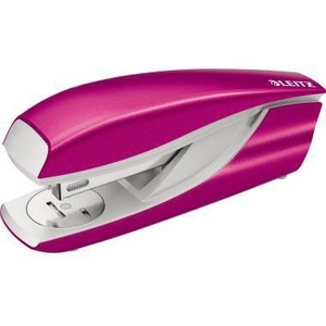 เครื่องเย็บกระดาษ Leitz NeXXt WOW 5502 24/6 26/6 สีชมพู ทำจากโลหะ/พลาสติก รองรับการเย็บกระดาษได้ 30 แผ่น (80 กรัม/ตร.ม.) พร้อมลวดเย็บ 200 ตัว - Product Image 1