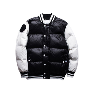 Chaqueta acolchada de invierno a la moda para hombre, abrigo de lona transpirable personalizado Versity, cierre de cremallera, servicio OEM, gran oferta, accesorio de invierno - Product Image 2