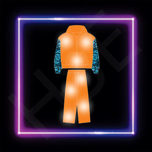 ชุดวอร์มผู้ชายแบบมีซิป เสื้อฮู้ดดี้และกางเกงจ็อกเกอร์ ผ้าหนา ชุดวอร์มผู้ชายผ้าคอตตอนฟอกสีแบบแอซิดวอช - Product Image 3