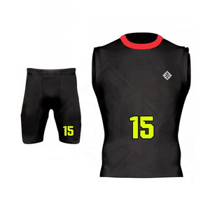 Nouvel ensemble d'uniformes de football américain respirants 100 % polyester sans manches, style 2025, meilleur prix, vente chaude - Product Image 3