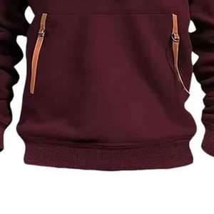 Ensemble de survêtement décontracté avec logo brodé personnalisé, design classique, 100% coton, respirant, taille élastique, doux et confortable, faible MOQ - Product Image 3