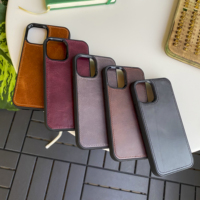 Etui de téléphone en cuir véritable Phone12 Design spécial fait à la main en différentes couleurs-Fabriqué en Turquie