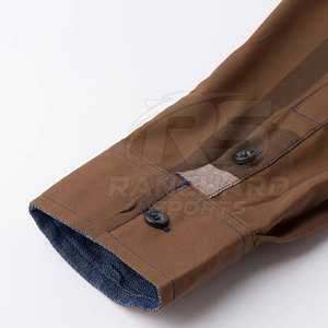 Camisa de Vestir de Manga Larga para Hombre, Camisa de Vestir de Algodón con Botones para Hombre, Ropa de Oficina para Fiesta, Camisa de Vestir Formal Entallada para Hombre - Product Image 4