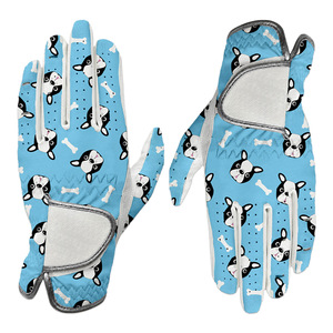 Guantes de Golf Transpirables y Cómodos de PU con Estampado Colorido para Uso en Interiores y Exteriores, Alta Calidad, 2025 a 2026 - Product Image 1