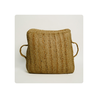 Pouf en jute moderne de haute qualité, fait main, confortable, pliable, pour salon, école, entrée, livraison rapide dans le monde entier