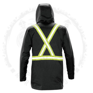 เสื้อกั๊กสะท้อนแสงสำหรับผู้ชายชุดรักษาความปลอดภัยสำหรับกิจกรรมกลางแจ้งโลโก้ตามสั่ง - Product Image 6