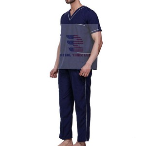Conjunto de uniforme médico unisex, Top y pantalón de manga corta, uniforme de hospital - Product Image 2