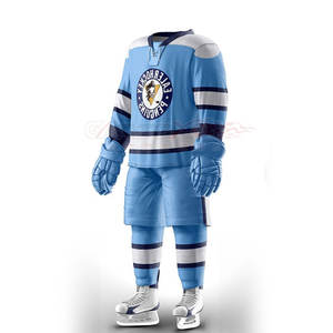 Uniforme de hockey sur glace personnalisé Impression par sublimation Logo Design Youth Hockey Jersey Sports Wear - Product Image 4