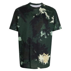 T-shirts à manches courtes de style High Street pour hommes, respirants, en coton et polyester, col en O personnalisé, mode estivale-OEM personnalisable - Product Image 4