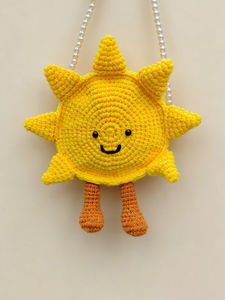 Bolso de Sol de Algodón Hecho a Mano con Cadena y Correa Cruzada, Ligero, Resistente al Agua, Diseño Moderno para Aventuras al Aire Libre - Product Image 3