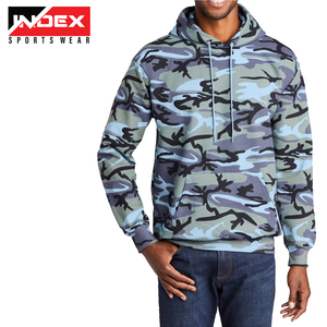 OEM personnalisé vente en gros partout impression pull épais surdimensionné camouflage 100% coton lourd poids réel arbre camouflage sweat à capuche pour hommes - Product Image 6