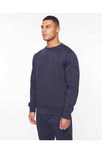 2025 sweat-shirt surdimensionné en coton de haute qualité pour hommes OEM impression personnalisée Logo Vintage col rond solide motif tricoté tissage - Product Image 4