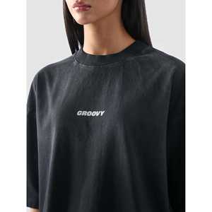 Camiseta Ligera Estilo Urbano de 220 g/m², Tejido Comprimido con Efecto Deslavado, Etiqueta Personalizada, Impresión Serigráfica Disponible - Product Image 1