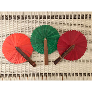 Éventail à main décoratif Vintage vietnamien en bambou, produits artisanaux compétitifs pour l'exportation de l'or 99 - Product Image 6