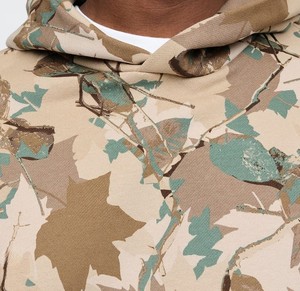 300g poliéster/algodón polar pulóver con capucha para hombres invierno Casual Regular Fit Color sólido secado rápido transpirable ácido lavado crudo - Product Image 1