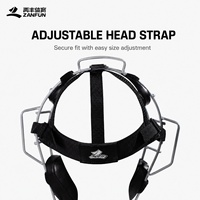 Masque de receveur de baseball personnalisé avec logo, cadre en acier creux et rembourrage en mousse de cuir PU pour l'entraînement et les matchs des adultes et des jeunes