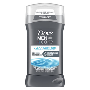 Dove Men + Care Bâton déodorant anti-transpirant longue durée, confort propre, 3 oz - Product Image 1
