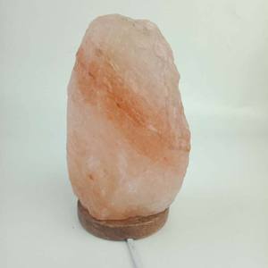 Lampe au sel en cristal de haute qualité en vente en gros Veilleuse de style fleur sculptée pour l'artisanat naturel Fengshui - Product Image 2