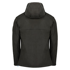 แจ็กเก็ตมีซิปปรับได้มีฮู้ดผ้านิ่มสำหรับผู้ชายแจ็คเก็ตพิเศษสำหรับฤดูหนาวกันลมพร้อมโลโก้ตามสั่ง - Product Image 2