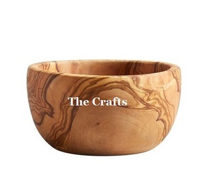 Tazón de Madera para Mezclar Alimentos, Diseño Maravilloso, Forma Redonda, para Servir Ensaladas, Frutas y Otros Alimentos, a un Precio Asequible - Product Image 2