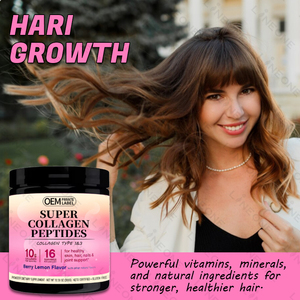 Oem/ODM/OBM chất lượng hàng đầu nhãn hiệu riêng phụ nữ tóc viên nang <span class=keywords><strong>Collagen</strong></span> bột lâm sàng hiệu quả tóc bổ sung - Product Image 4