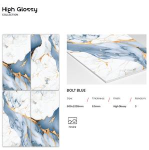 Piastrelle in Porcellana Lucida 600x1200mm per Hotel, Casa, <span class=keywords><strong>Sport</strong></span> e Soggiorno, Piastrelle Commerciali per Pavimenti di Bagni e Sale - Product Image 4