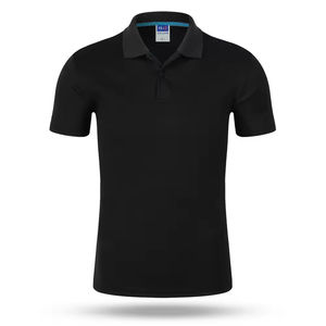 T-shirt polo pour homme en polyester à séchage rapide, uni, personnalisable avec logo, vêtements décontractés, grande taille, polos personnalisés pour hommes - Product Image 6