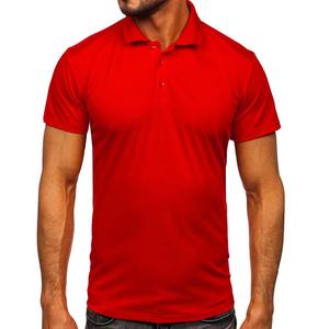 Polo à manches courtes pour homme en chiné anthracite avec poche, motif uni personnalisé, polos de travail et de golf - Product Image 5