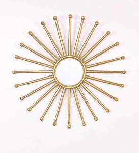 Customized Large <b>Brass</b> Round Wall <b>Mirror</b> Luxury Five Star Hotel's Modern Design for Wedding for Living Room & <b>Bathroom</b> - Product Image 3